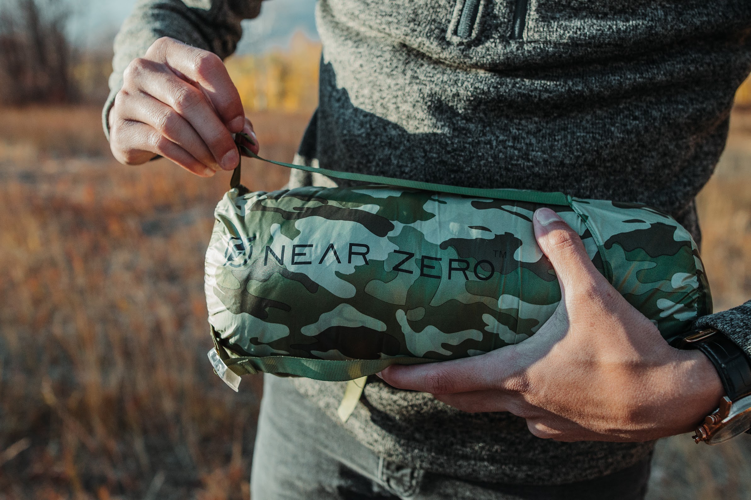 NZ ONE Sleeping Bag/Quilt (Camo) 1 lb NEAR ZERO