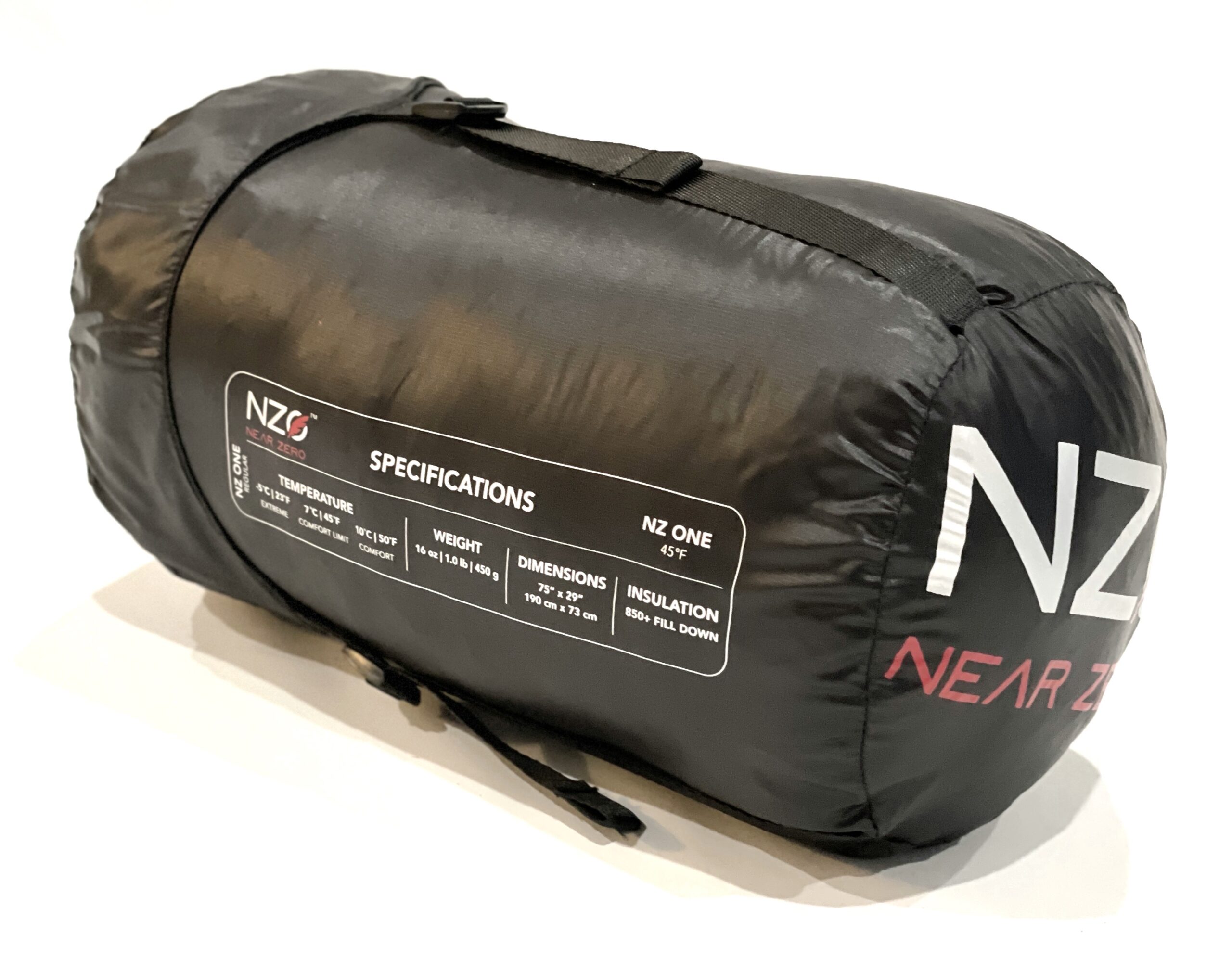 NZONE 850+ Down Fill Ultralight 1 Pound Sleeping Bag/Quilt