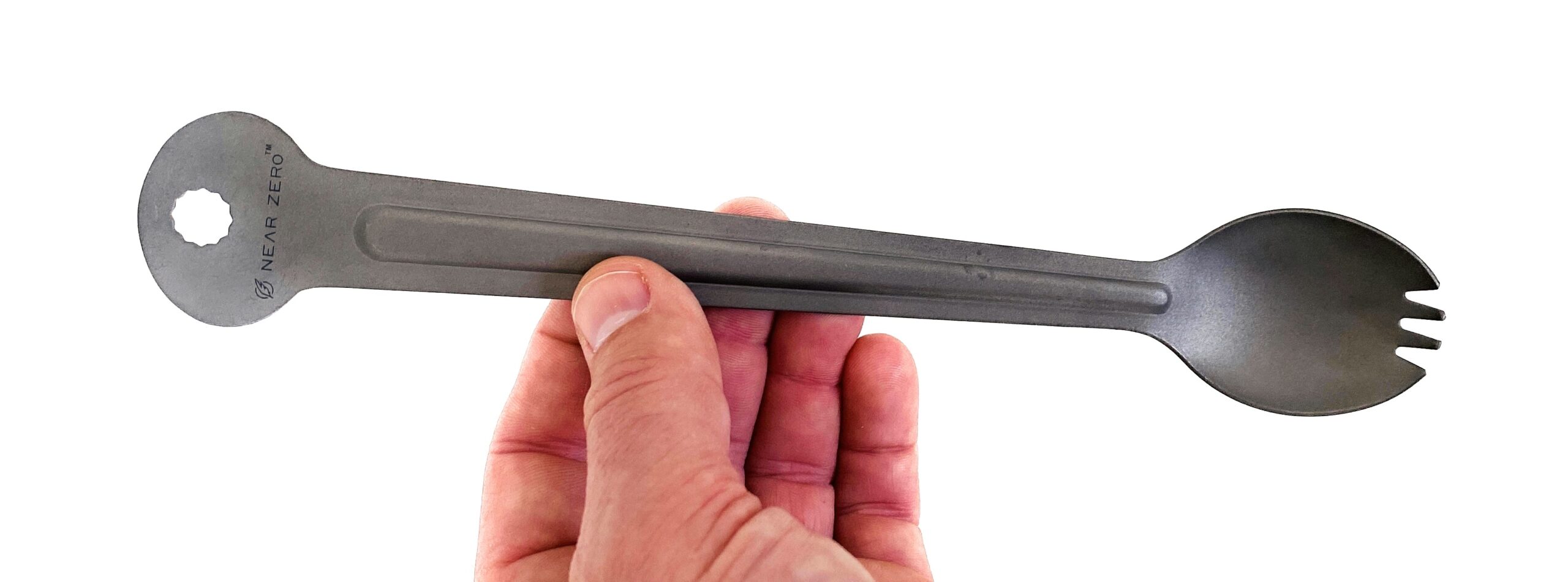 Titanium Long Handle Spork NEAR ZERO